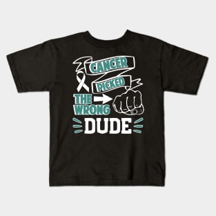 Cancer Picked The Wrong Dude Kids T-Shirt